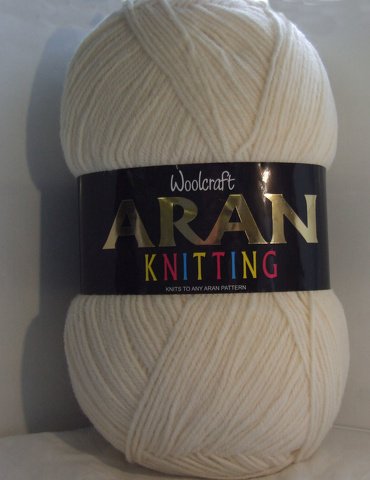 Woolcraft Aran 25% Wool 400g – Knitting Wool Sales