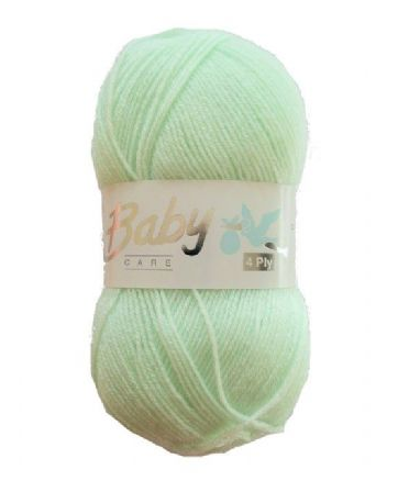 2 Skeins Lincraft Baby Grand 4 ply yarn 100 gr 60% acrlic 40% nylon Green  Yello