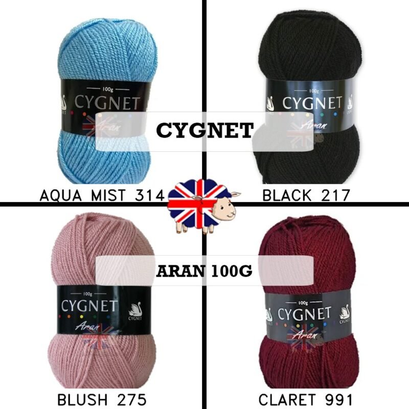 Cygnet - Aran 100g - All Colours - Image 2