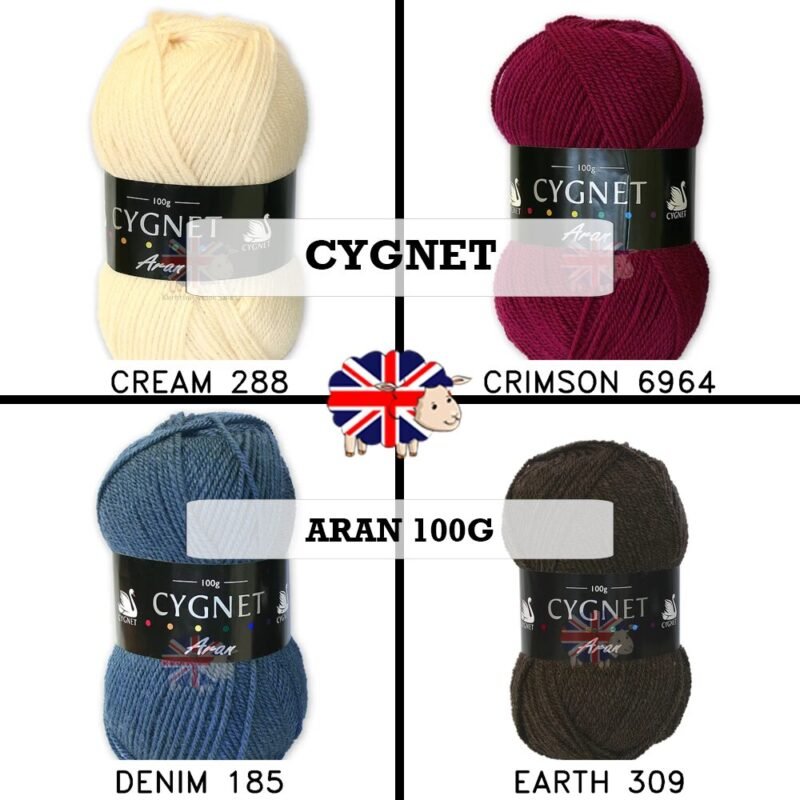 Cygnet - Aran 100g - All Colours - Image 3