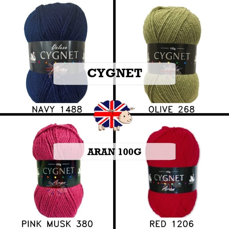 Cygnet - Aran 100g - All Colours - Image 6