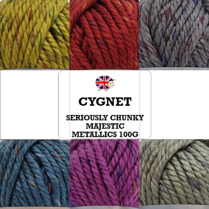 Cygnet - Seriously Chunky Majestic Metallics 100g