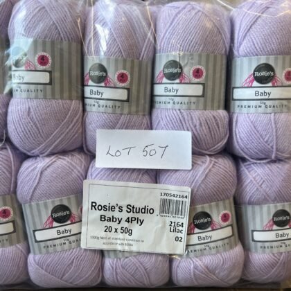 Rosie's Baby 4ply 20 x 50g Lilac LOT 507